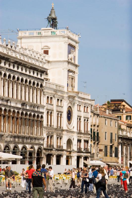 Torre dell'Orologio, Venecia, Veneto, Italia, Euro...