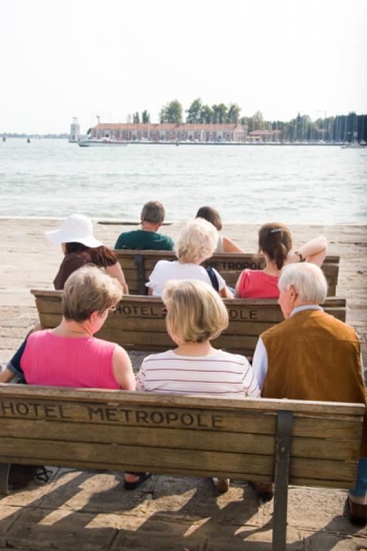 Turistas en Venecia, Veneto, Italia, Europa Occide...