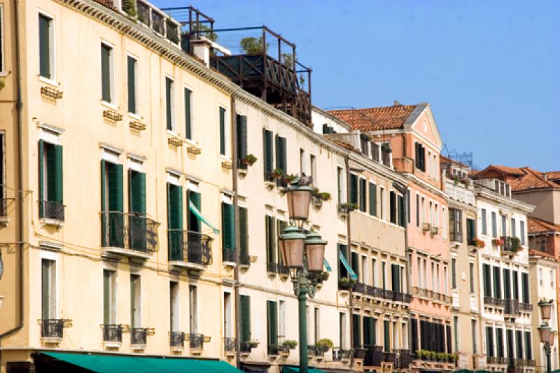 Arquitectura Tradicional, Venecia, Veneto, Italia,...