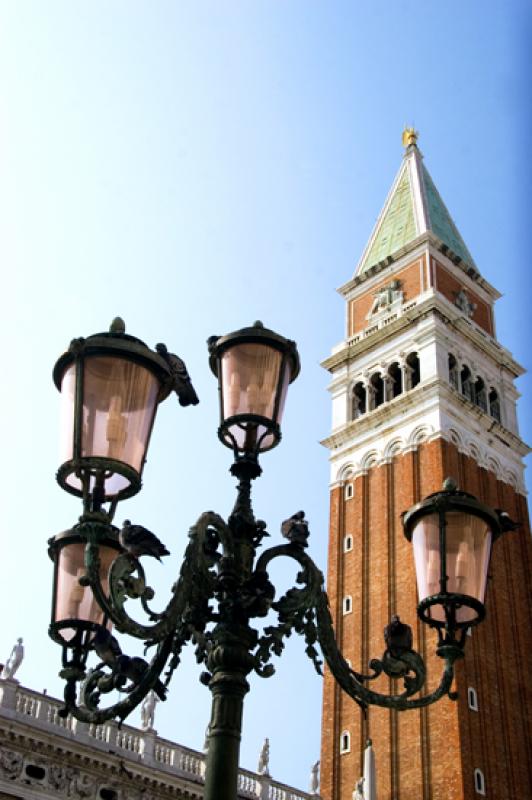 Campanario de San Marcos, Venecia, Veneto, Italia,...