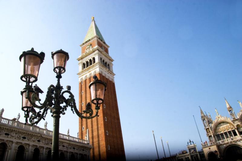 Campanario de San Marcos, Venecia, Veneto, Italia,...