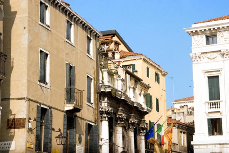 Arquitectura Tradicional, Venecia, Veneto, Italia,...