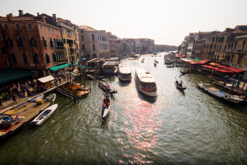 Gran Canal, Venecia, Veneto, Italia, Europa Occide...