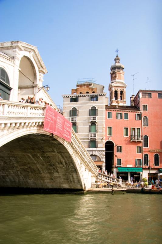 Puente de Rialto, Venecia, Veneto, Italia, Europa ...