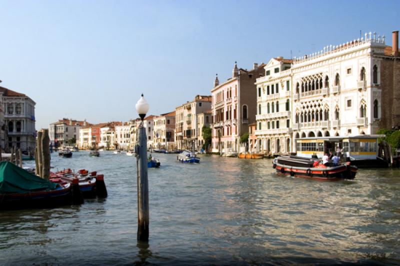 Gran Canal, Venecia, Veneto, Italia, Europa Occide...