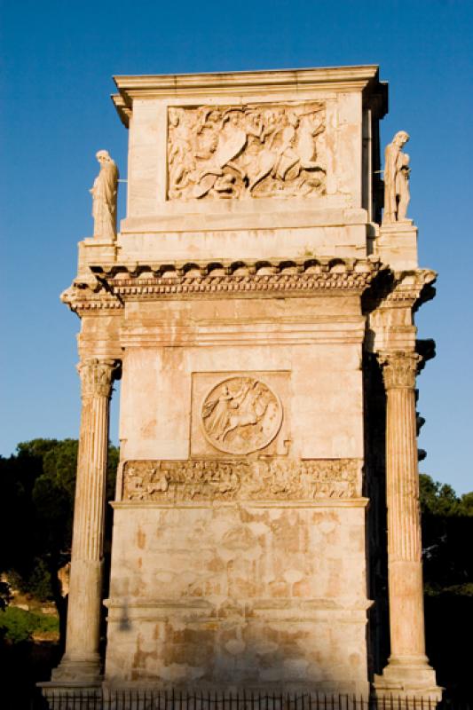 Arco de Severo Septimo, Roma, Lacio, Italia, Europ...