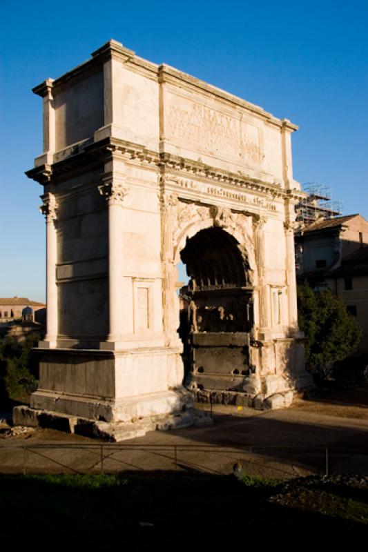 Arco de Tito, Roma, Lacio, Italia, Europa Occident...