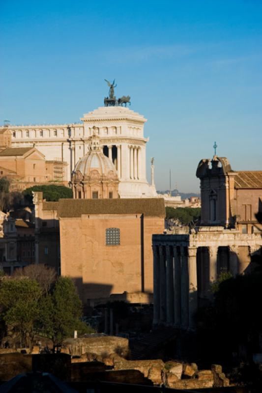 Foro Romano, Roma, Lacio, Italia, Europa Occidenta...