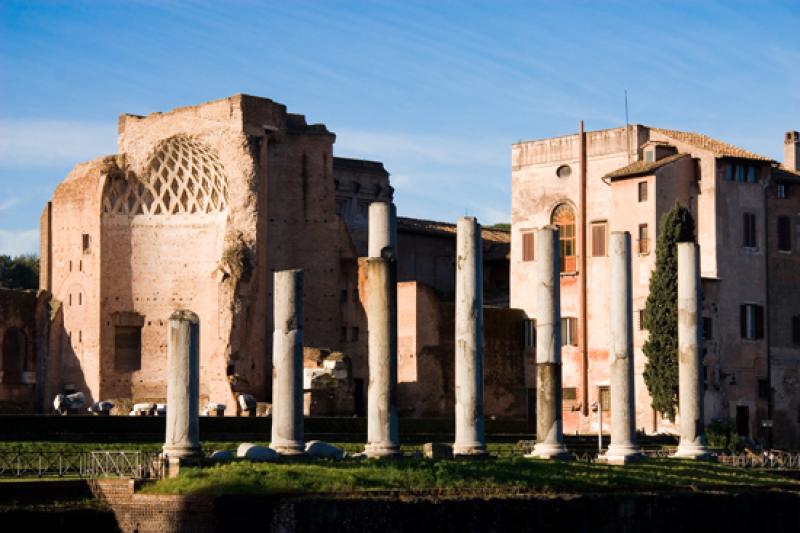 Templo de Venus y Roma, Roma, Lacio, Italia, Europ...