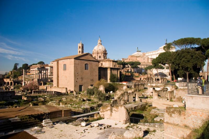 Foro Romano, Roma, Lacio, Italia, Europa Occidenta...