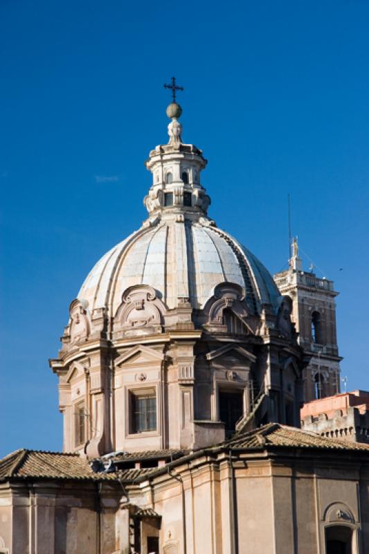 Iglesia de San Lucas y Santa Martina, Roma, Lacio,...