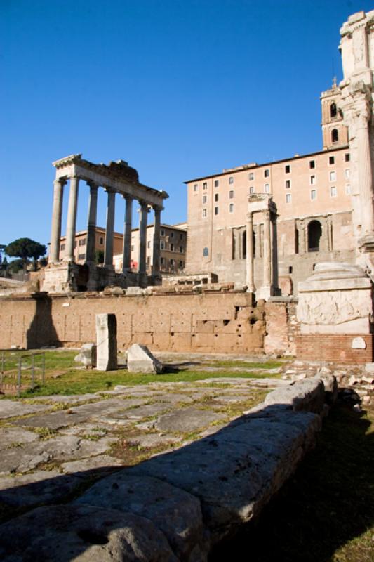 Foro Romano, Roma, Lacio, Italia, Europa Occidenta...