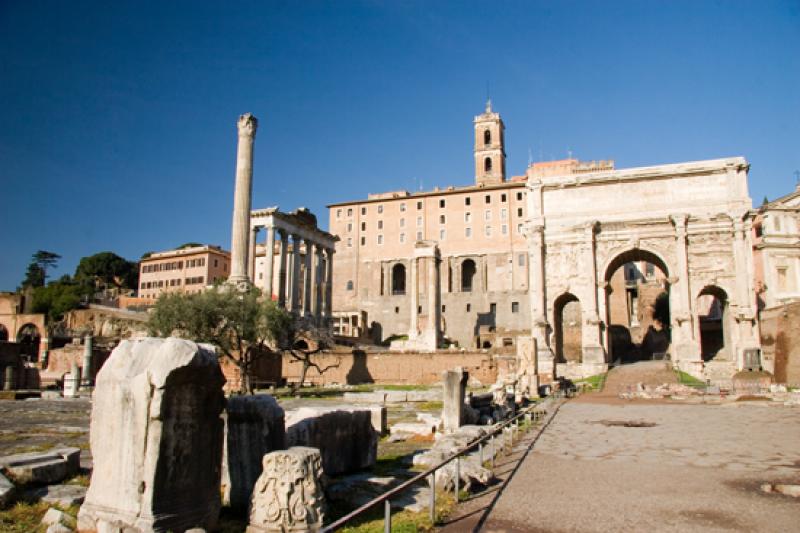 Foro Romano, Roma, Lacio, Italia, Europa Occidenta...