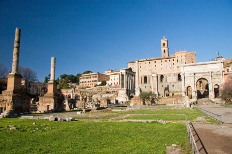 Foro Romano, Roma, Lacio, Italia, Europa Occidenta...