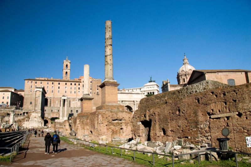 Foro Romano, Roma, Lacio, Italia, Europa Occidenta...