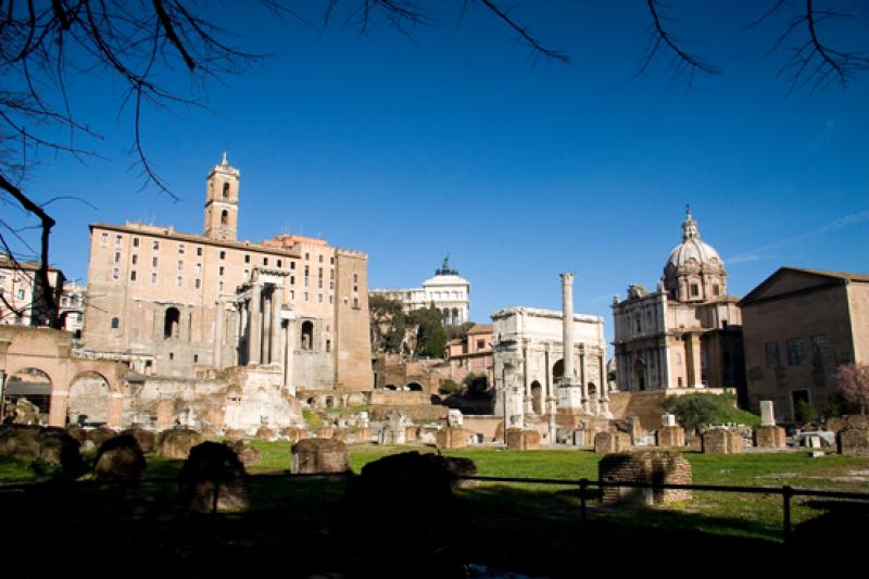 Foro Romano, Roma, Lacio, Italia, Europa Occidenta...