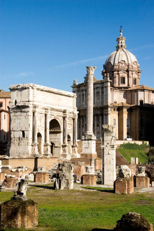 Foro Romano, Roma, Lacio, Italia, Europa Occidenta...