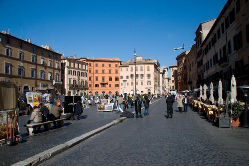 Piazza Navona, Roma, Lacio, Italia, Europa Occiden...