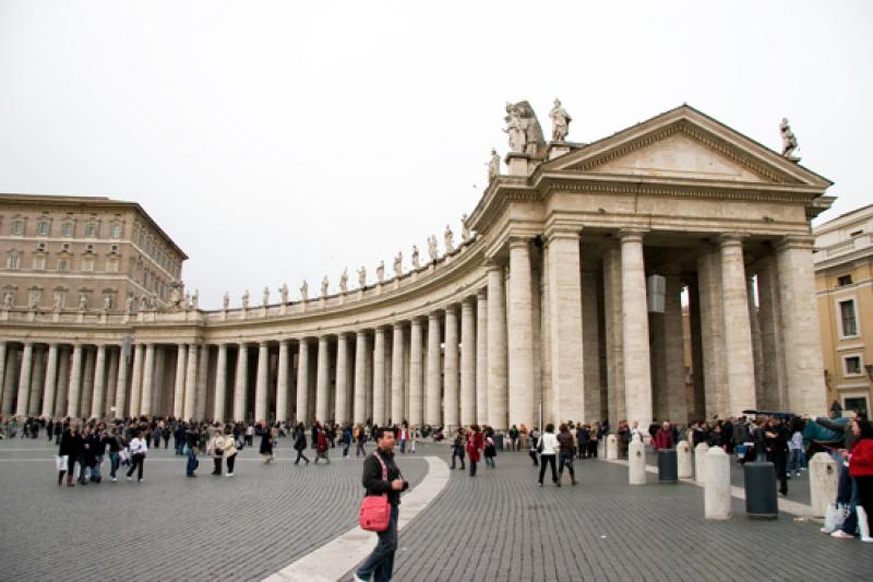 Plaza de San Pedro, Ciudad del Vaticano, Roma, Lac...