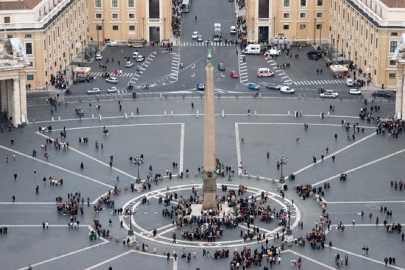 Plaza de San Pedro, Ciudad del Vaticano, Roma, Lac...