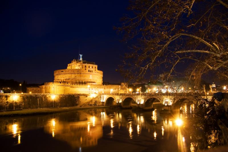 Castillo de Sant'Angelo, Roma, Lacio, Italia, Euro...