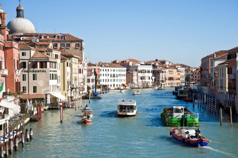 Gran Canal, Venecia, Veneto, Italia, Europa Occide...