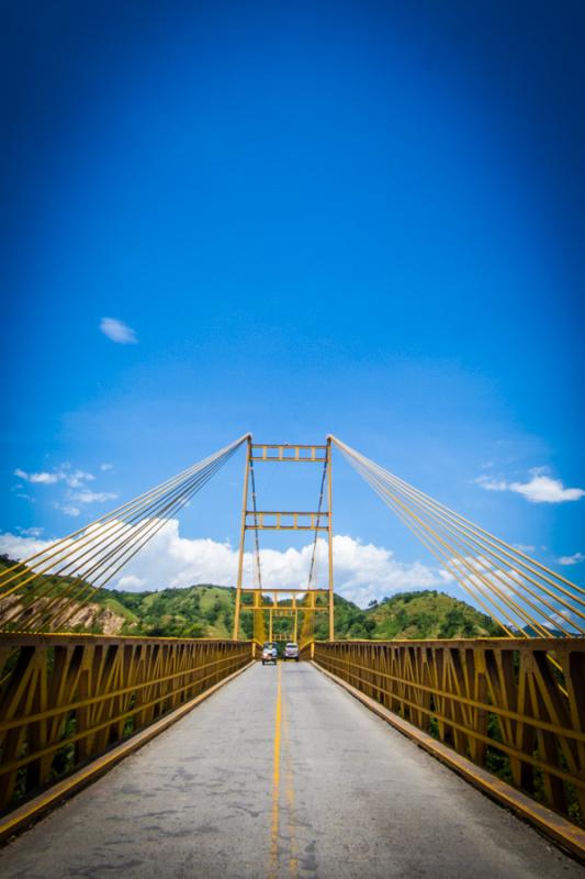 Puente en Santa Fe de Antioquia, Colombia, Sur Ame...