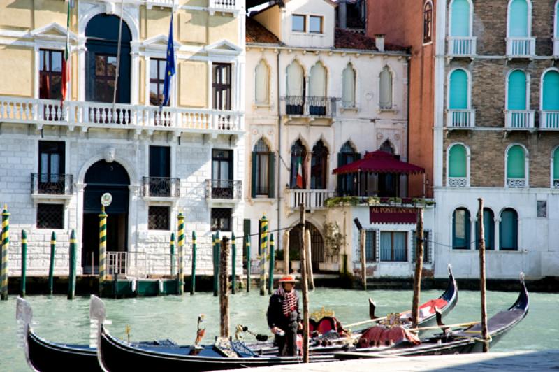 Gran Canal, Venecia, Veneto, Italia, Europa Occide...