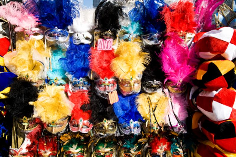 Mascaras del Carnaval de Venecia, Venecia, Veneto,...