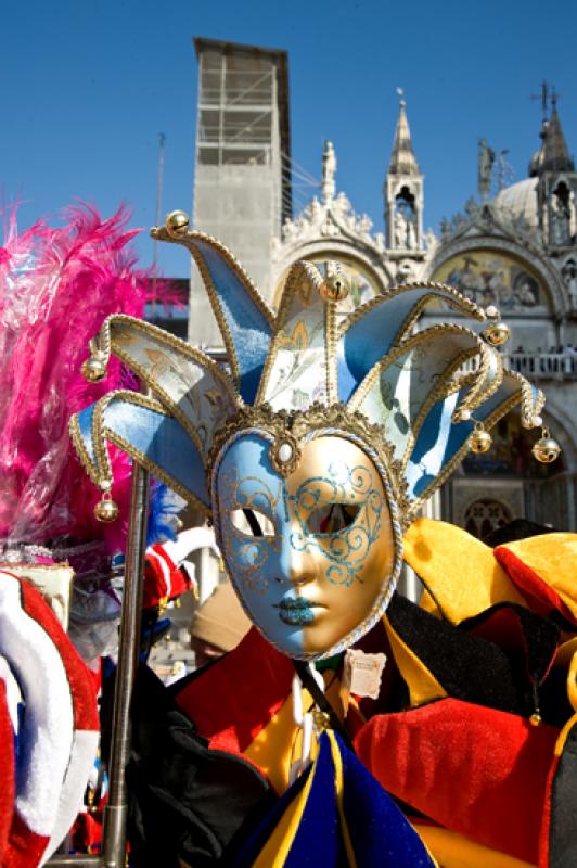 Mascara del Carnaval de Venecia, Venecia, Veneto, ...