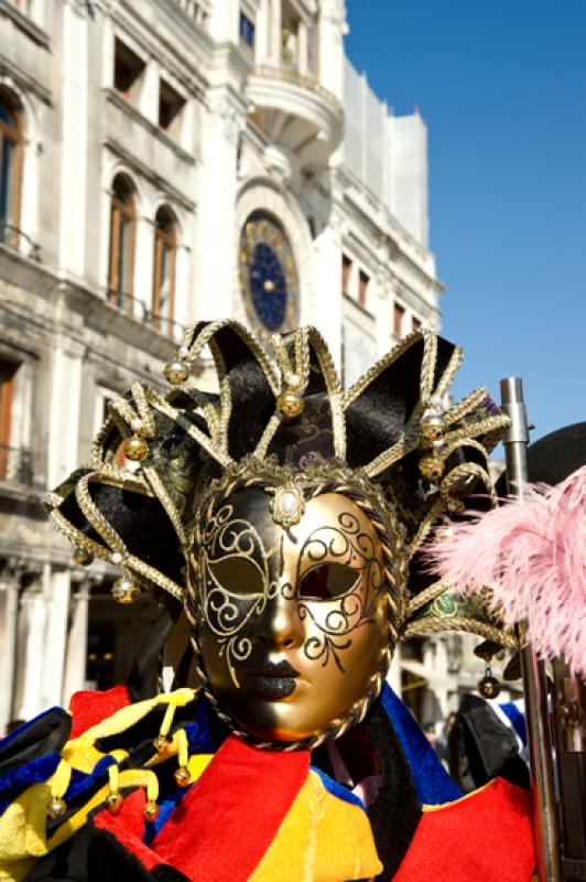 Mascara del Carnaval de Venecia, Venecia, Veneto, ...