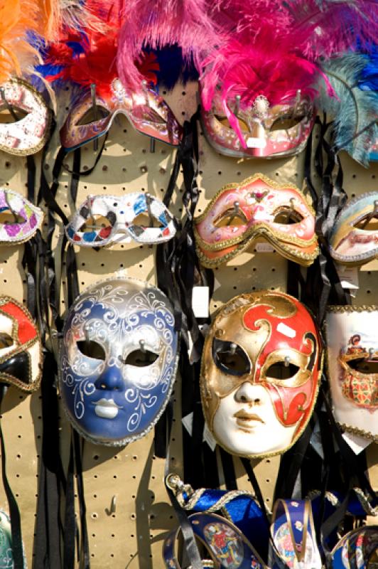 Mascaras del Carnaval de Venecia, Venecia, Veneto,...