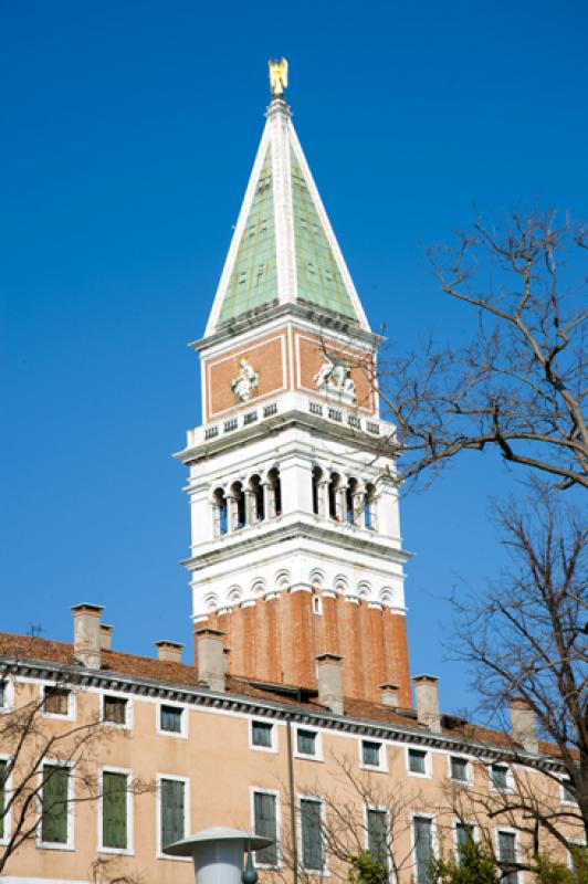 Campanario de San Marcos, Venecia, Veneto, Italia,...