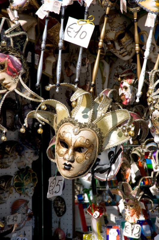 Mascaras del Carnaval de Venecia, Venecia, Veneto,...