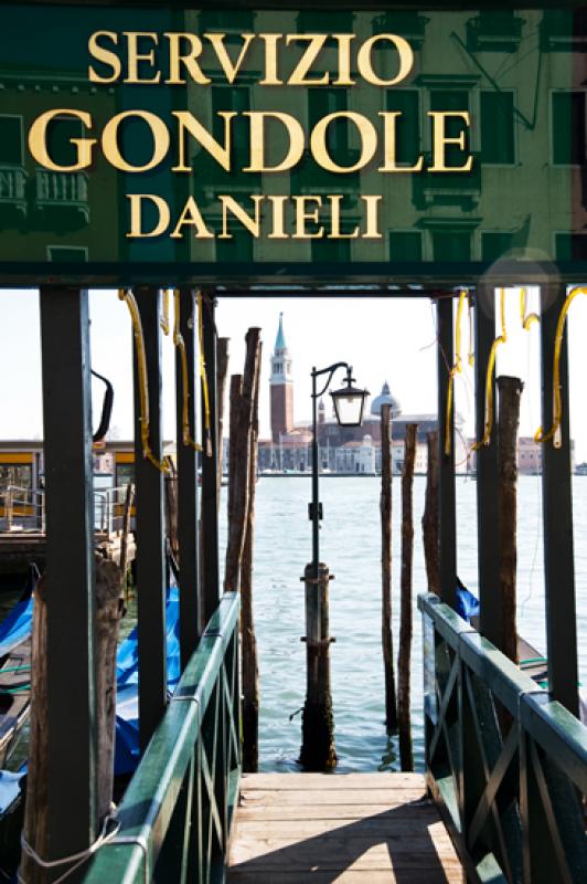 Servicio de Gondola, San Giorgio Maggiore, Venecia...