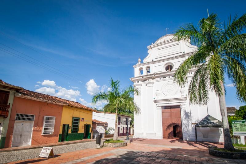 Iglesia en Santa Fe de Antioquia, Colombia, Sur Am...