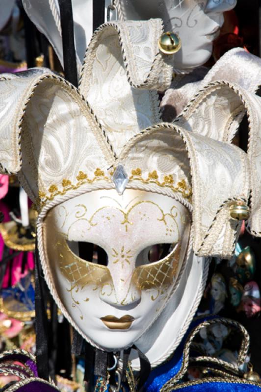 Mascara del Carnaval de Venecia, Venecia, Veneto, ...