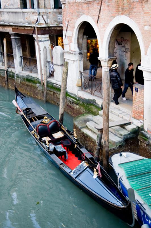 Gondola en Venecia, Veneto, Italia, Europa Occiden...