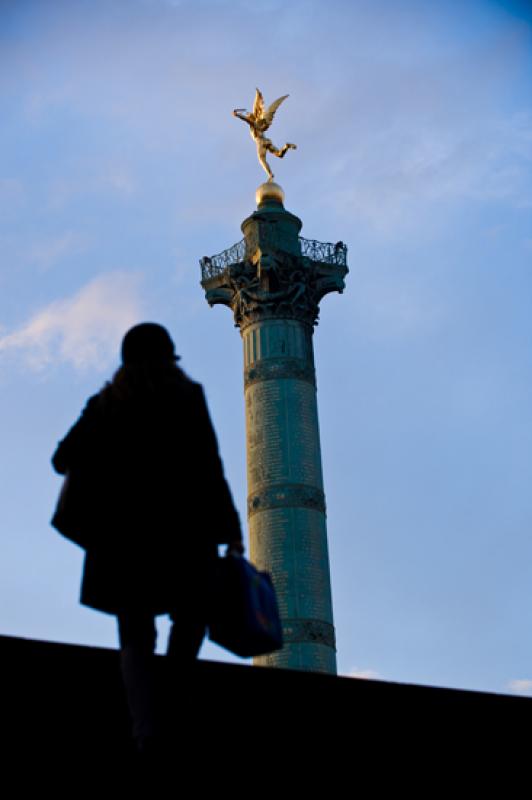 Columna de Julio, Paris, Francia, Europa Occidenta...