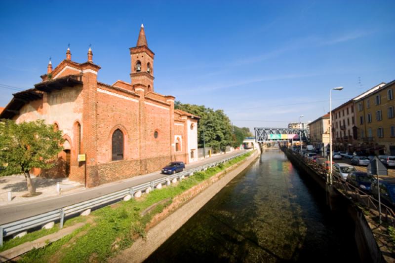 Iglesia de San Cristoforo, Milan, Lombardia, Itali...