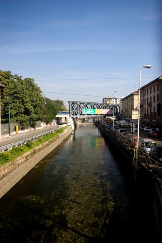 Naviglio Grande, Milan, Lombardia, Italia, Europa ...