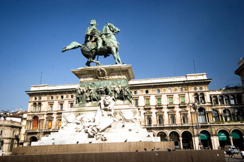 Monumento a Victor Emmanuel II, Milan, Lombardia, ...