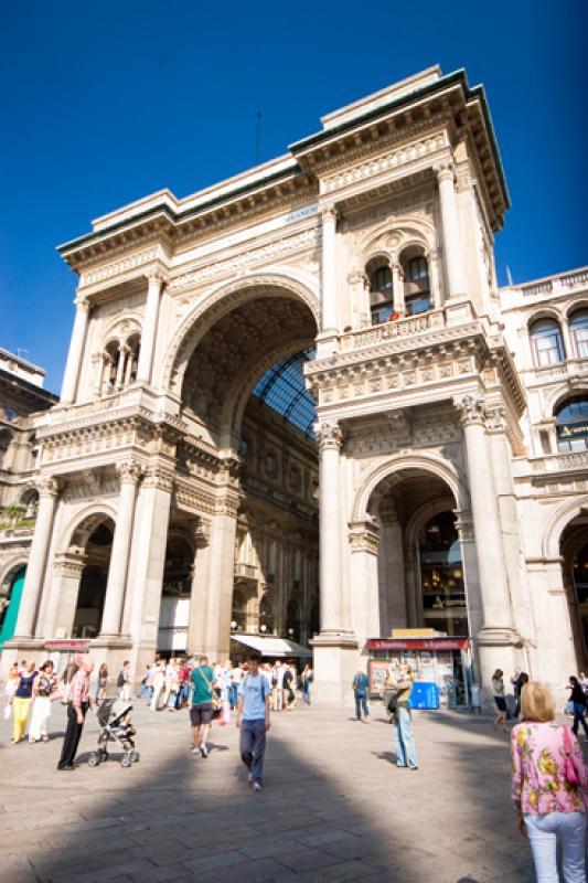 Piazza del Duomo, Milan, Lombardia, Italia, Europa...