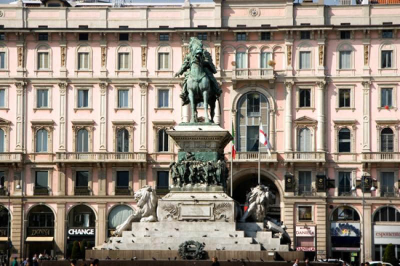 Monumento a Victor Emmanuel II, Milan, Lombardia, ...