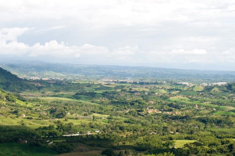 Paisaje del Eje Cafetero, Quindio, Armenia, Colomb...