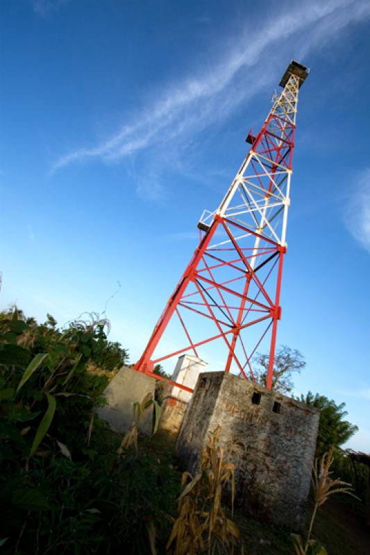 Faro en Isla Fuerte, Bolivar, Cartagena, Colombia