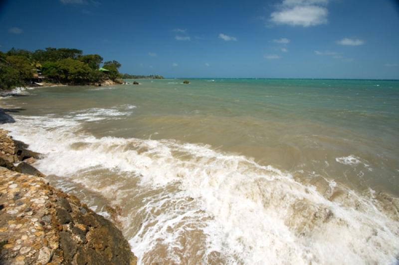 Paisaje de Isla Fuerte, Bolivar, Cartagena, Colomb...