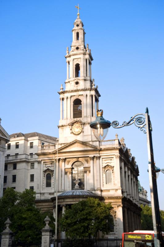 Iglesia de St Mary-le-Strand, Westminster, Londres...