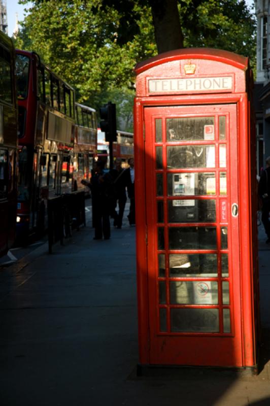 Cabina Telefonica Roja, Londres, Reino Unido, Gran...