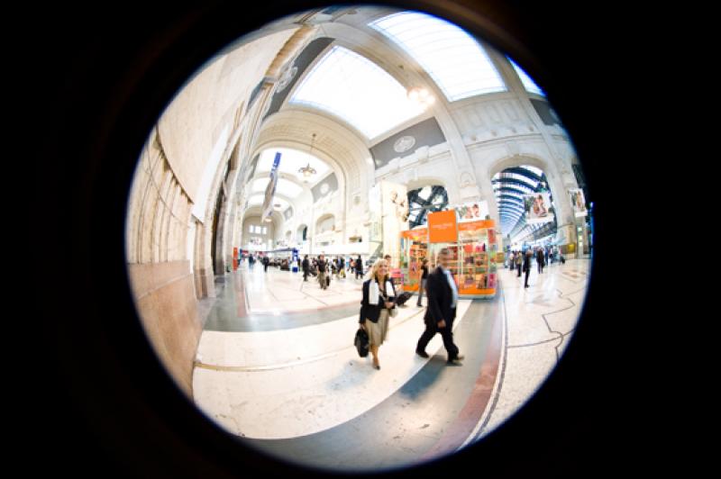 Estacion Central, Milan, Lombardia, Italia, Europa...